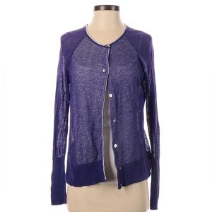 Simply Vera Wang Purple Cardigan